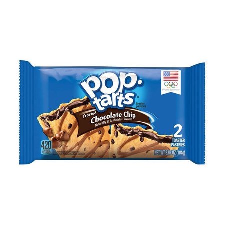 POP TARTS Pop-Tarts Chocolate Chip Toaster Pastries 3.67 oz Pouch 3800019721